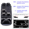 Dual Blue Backlit ROOF LED LIGHT BAR Rocker Switch 5 Pin for Boat Marine ATV UTV