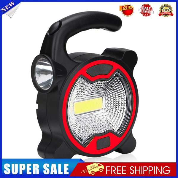 COB LED High Power Work Light Portable Waterproof Garden Camping Lamp (Red)