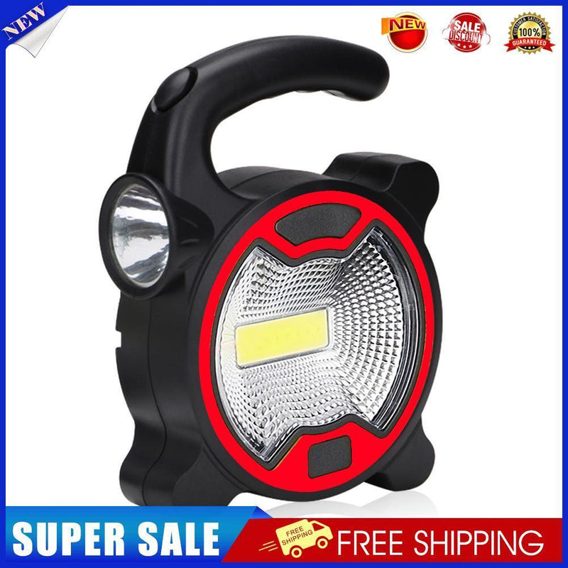 COB LED High Power Work Light Portable Waterproof Garden Camping Lamp (Red)