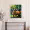#A Woods Animal Oil Paint By Numbers Kit DIY Acrylic Painting on Canvas Framel