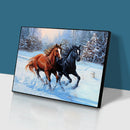 5D DIY Full Square Drill Diamond Painting Horse Cross Stitch Mosaic Picture Kits
