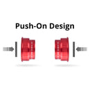 Mountain Bicycle Axis Crankset Aluminum Alloy MTB BB Bottom Bracket (Red) Newly