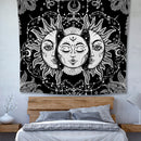 Abstract Sun Moon Wall Hanging Tapestry Room Decor Background (100x75cm)
