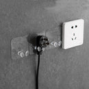 Cable Transparent Wire Bracket Power Plug Hook Socket Holder Storage Hanger