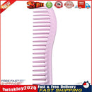 Electroplating Hairdressing Comb Hair Brush Large Wide Tooth Combs (Pink) Newly