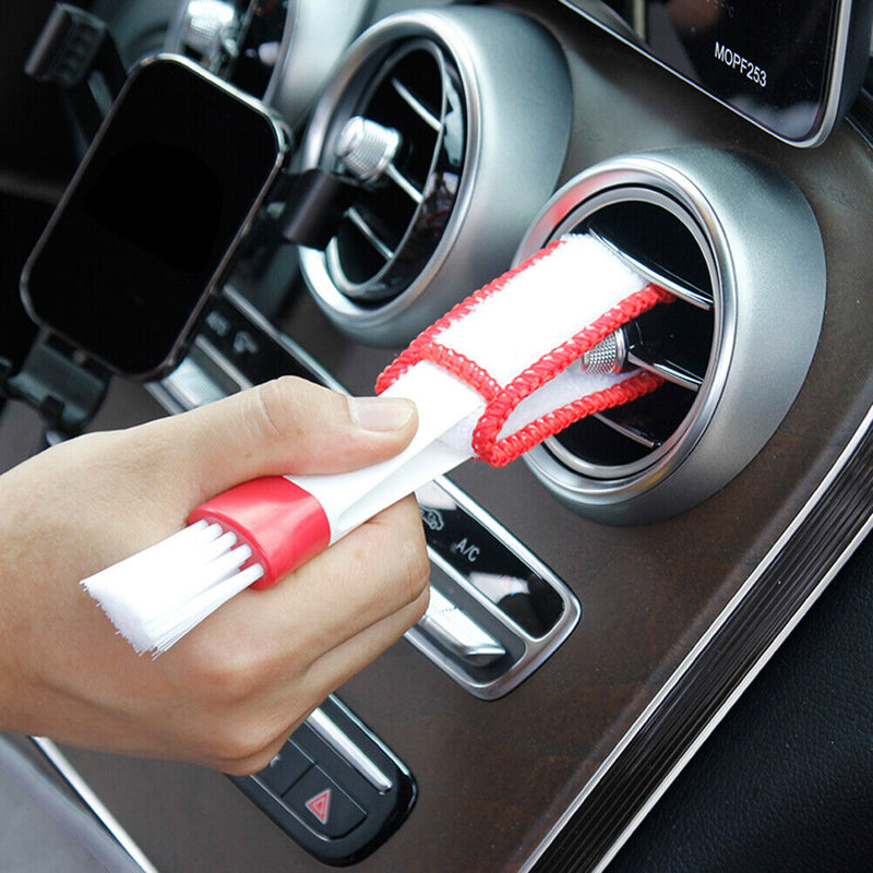 Microfiber Car Vehicle AC Vent Cleaning Brush Home Window Blind Keyboard Cleaner