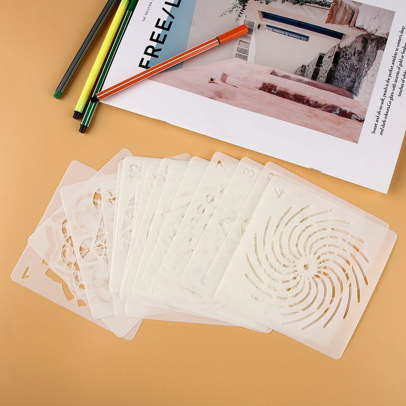 DIY Craft Painting template Mandala Auxiliary Layering Stencils Scrapbooking