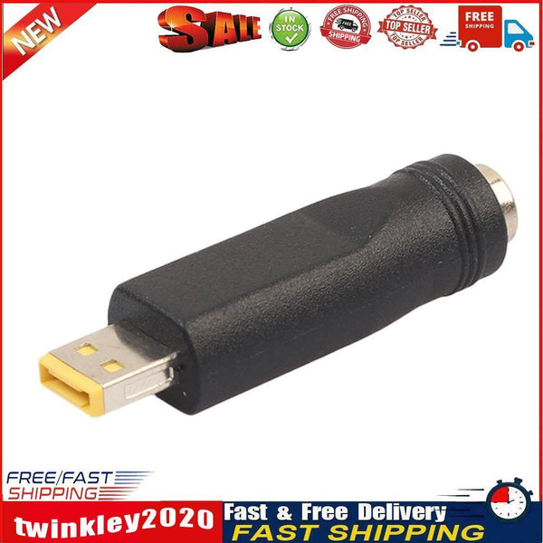 5.5x2.1mm Female to Square Plug Converter for Lenovo ThinkPad 10 Helix 2 Newly