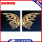 Oil Paint By Numbers Kit Golden Butterfly on Canvas Digital Paint Wall Art Craft