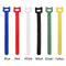 10pcs Durable Self Adhesive Cable Fastener Tape Wire Loops Strap (Yellow)