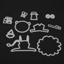 One Set DIY Zoo Metal Cutting Dies Scrapbook Emboss Stencils(MS255)