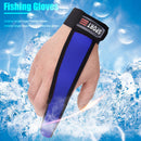 Casting One Finger Glove Stall Protector Non Slip Carp Fishing Tool (Blue) Newly