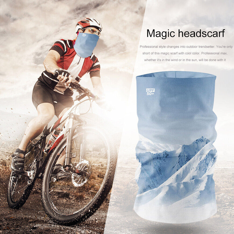 Sports Cycling Neck Tube Scarf Summer Outdoor Running Bandana Headband (1) Newly