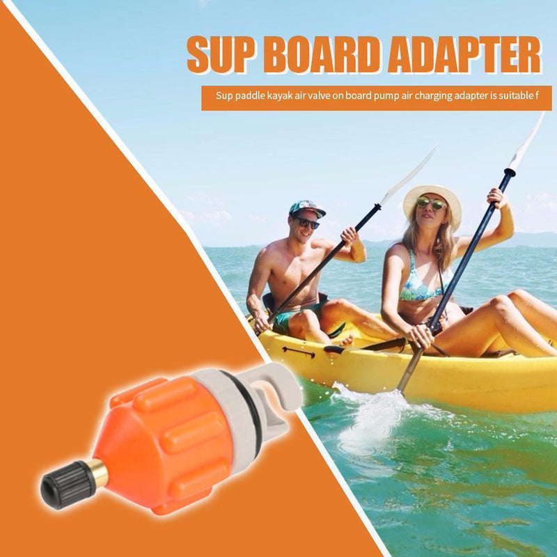 Nylon Rowing Boat Air Valve Adaptor Kayak Inflatable Pump Adapter for SUP B