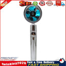 Pressurized Bath Shower Head Handheld Massage Rotary Water Sprayer (Blue) Newly