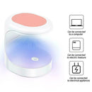 Mini Nail Dryers Lamp Shape Nail Gel Polish Machine Finger USB Single W5T3