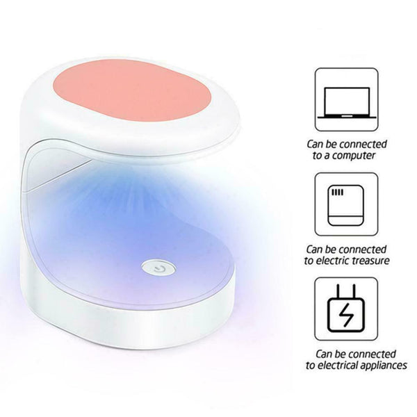 Mini Nail Dryers Lamp Shape Nail Gel Polish Machine Finger USB Single W5T3