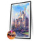 5D DIY Full Round Drill Diamond Paint Castle Mosaic Rhinestone Drawing Pict