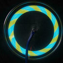 30 Changes LED Bicycle Bike Cycling Rim Lights Auto Open Wheel Spoke Close N4M8