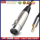 3.5mm Jack to XLR Cable 1.5m Male to Female Audio Cable for Mixer Microphon