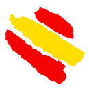 5x Creative Spain Stickers Decals for Car Truck Motorcycle Refrigerator Newly