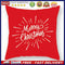 1pc Polyester Peach Skin Pillowcase Throw Pillow Case for Christmas Gift 45x4