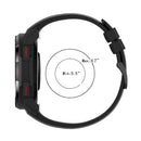 Silicone Watch Band Smart Bracelet Wrist Strap for Honor GS Pro (Black)