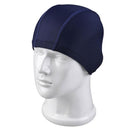 Unisex Elastic Swimming Cap Adults Ear Protection Bathing Hat (Dark Blue) Newly