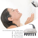 Silicone Shampoo Scalp Massage Brush Portable Hair Washing Comb (White) Newly