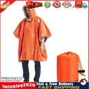 Emergency Raincoat Poncho Thermal Insulation Disposable Survival Blanket Newly