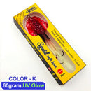#A UV Luminous Bionic Squid Fishing Lures Silicone Soft Bait Tools Fishing Gear