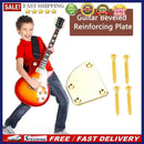 Electric Guitar 4 Holes Bass Neck Plate Screws Reinforcement Board Guitar Parts