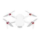 4pcs Waterproof Motor Cover Cap Engine Protector for DJI Mini 3 Pro (Red)