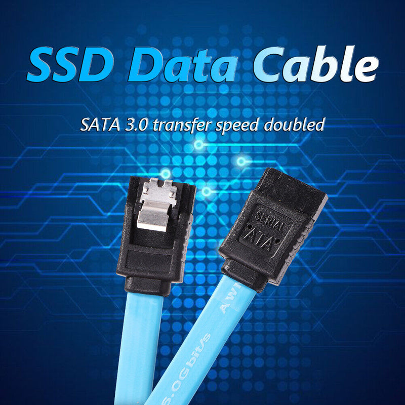 6Gbps SATA III 3.0 Cable HDD SSD Data Cable 5.5 inch (Straight to Straight)