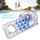 Inflatable Floating Row Pool Air Mattresses Water Sport Float Lounger Chair