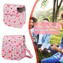 PU Leather Camera Case Protector for Fujifilm Instax Mini 11 9 8+ 8 (Pink) Newly