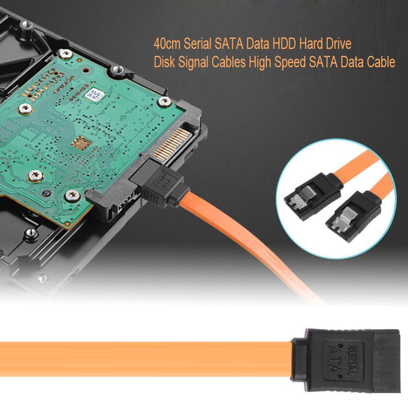 40cm Cable SATA HDD Hard Drive Optical Drive Dual Chip Data with Buckle