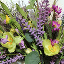 Purple Lilac Artificial Flower Easter Wreath Gisela Cottage Graham Country L2I1