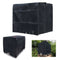 Water Tank Protective Cover IBC Container Waterproof Dust Sunscreen (Black)