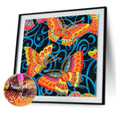 5D DIY Full Round Drill Diamond Painting Colorful Butterfly Rhinestone Art