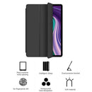 Tri-Fold Tablet Protective Cover for Lenovo Tab P11/P11 Plus Case (Black)