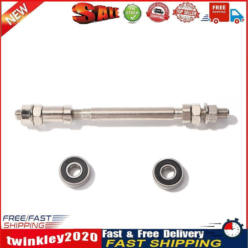Bicycle Wheel Hub w/ 2 Bearings MTB Spindle Shift Shaft Lever (Rear 180mm) Newly