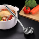 Long Handle Oil Soup Separate Spoon Stainless Steel Oil Filter Scoop Ladle