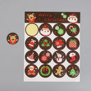 Christmas Self-Adhesive Stickers Xmas Gift Decorative Labels Wedding Party Gifts