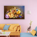 Rabbit In Basket DIY Diamond Painting Kits Full Round Drill Home Wall Decor
