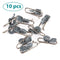 10pcs Stainless Steel Impact Bait Clip Fishing Hook Decoupling Accessories Newly