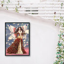 5D DIY Special Shaped Diamond Painting Beauty Cross Stitch Kit Bedroom Decor