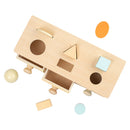 Wooden Ball Drawer Early Learning Matching Blocks Teaching Aids Sorting for
