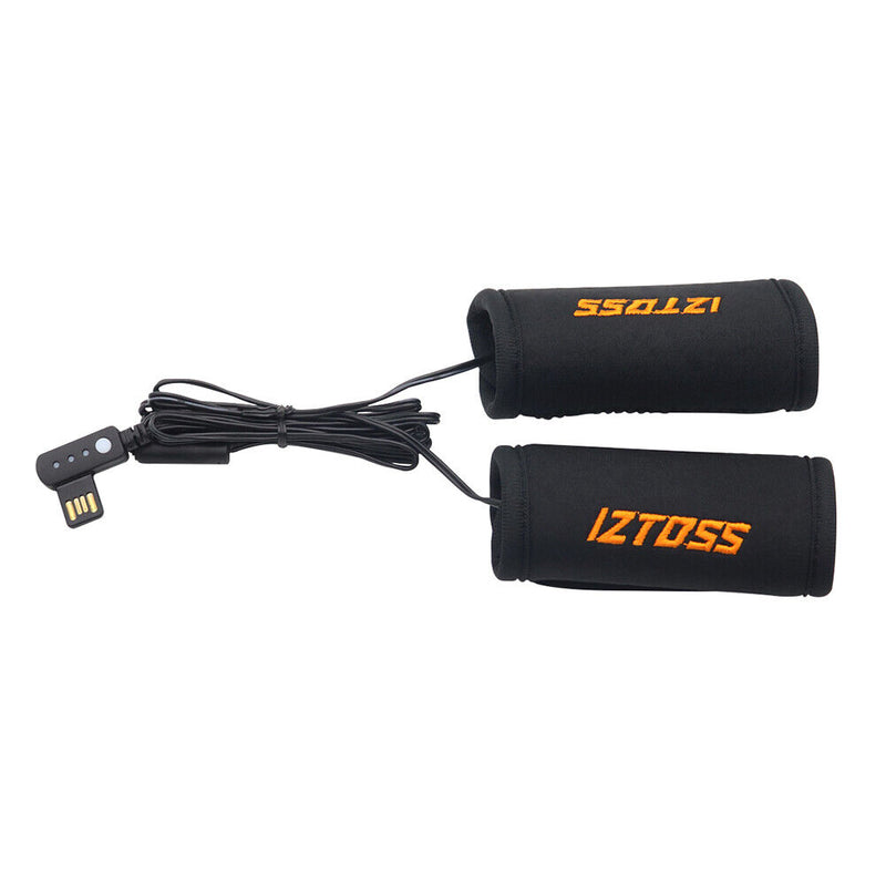 USB Adjustable Motorcycle Heated Grips Electric MTB Motorbike Handle Warm Heater