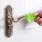 2pcs Anti-collision Doorknob Wall Crash Pad Door Handle Silencer (Green) Newly